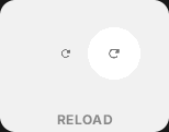The reload study: stroke arcs wind clockwise while drawing on, refresh icons spin — the arc is an engine primitive